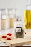 6'lı Barok Yuvarlak Baharat Kavanoz Seti & Saklama Kabı & Erzak Kabı (6*250 ML)-5