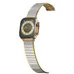 Apple Watch 42mm Made Metal Kordon - Gümüş-Gold-3