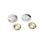 Vida Kapama Kapağı 30 Mm, Krom - 2 Adet-1