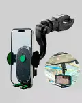 Ayarlanabilir Kıskaçlı Dikiz Aynası Telefon Tutucu Tüm Telefonlarla Uyumlu-2