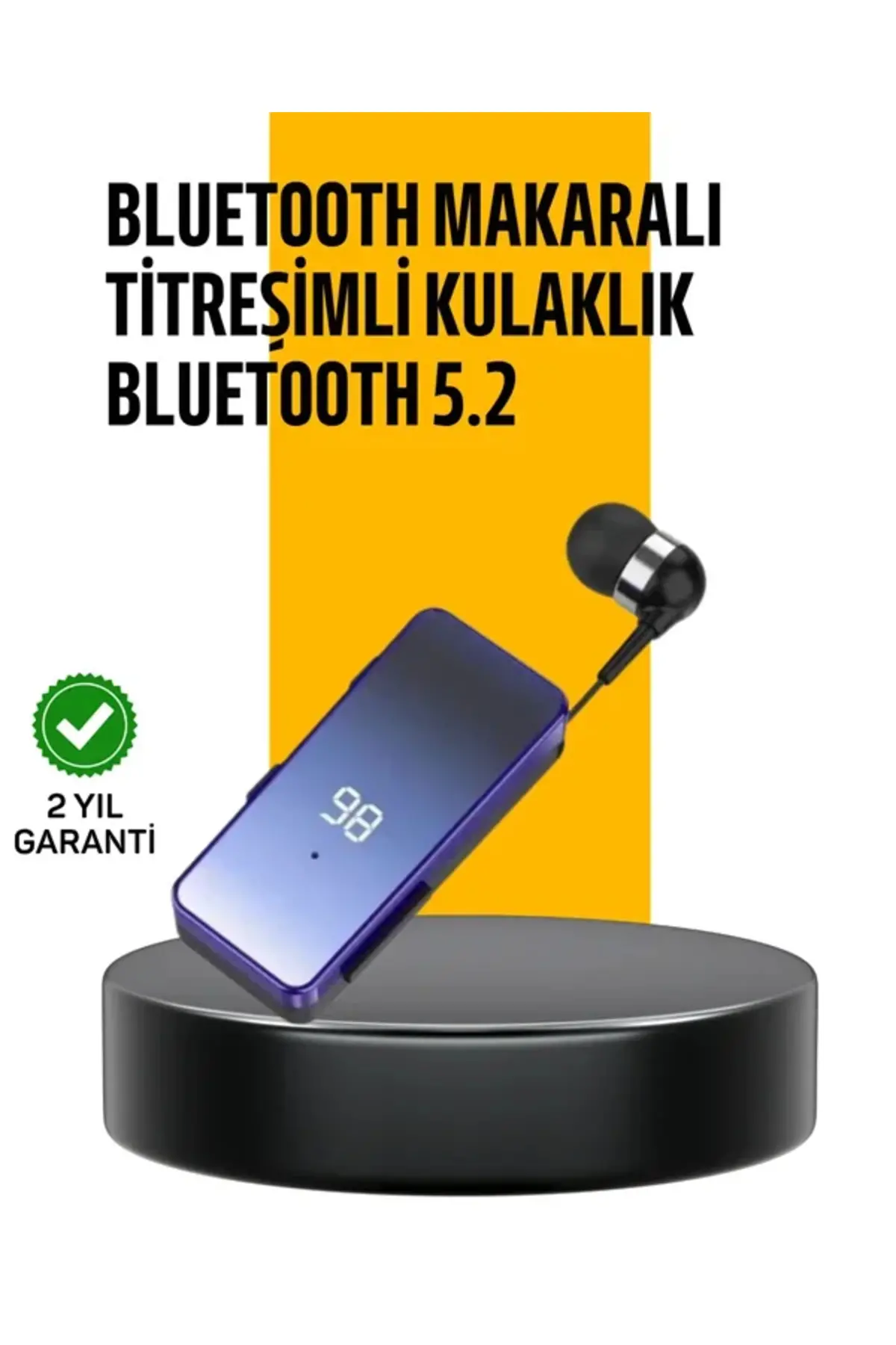 Otomatik Geri Sarma Mekanizmalı Kulaklık – Pratik Kullanım İçin Akıllı Kablo Yönetimi