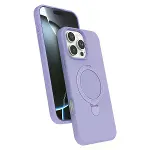 Apple İphone 16 Pro Regal Magsafe Standlı Kapak - Lila-1