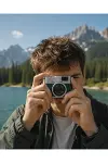 1080P HD Mini Dijital Kamera IPS Ekranlı Taşınabilir Fotoğraf Makinesi-1