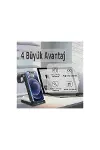 S90 4in1 Kablosuz Şarj Masaüstü Set - Siyah-3