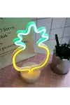Dekoratif Ananaslı Neon Led Masa Ve Gece Lambası Hediyelik Lamba-4