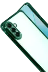 Samsung Galaxy A17 5G Razer Lensli Silikon - Yeşil-2