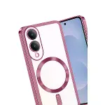 Samsung Galaxy S25 Edge Kross Magneticsafe Kapak - Rose-3