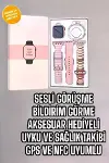 Akıllı Saat Amoled Ekran 3 Kordonlu Aksesuar Hediyeli Sesli Görüşme-3