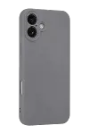 Apple iPhone 16 Plus Kılıf First Silikon - Gri-2