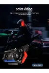 Bt57 Motosiklet Kask Kulaklık Intercom Işıklı Motorsiklet Interkom-4