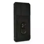 Xiao Red Note 8 Pro Kılıf Pars Lens Yüzüklü Silikon - Siyah-2