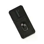 Xiao Red Note 8 Pro Kılıf Pars Lens Yüzüklü Silikon - Siyah-3