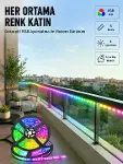 5 Metre Kumandalı RGB Şerit LED Aydınlatma-1