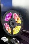 5 Metre Şerit Led RGB Işıklı Kumandalı Güç Adaptörü Her Ortama Uygun-7