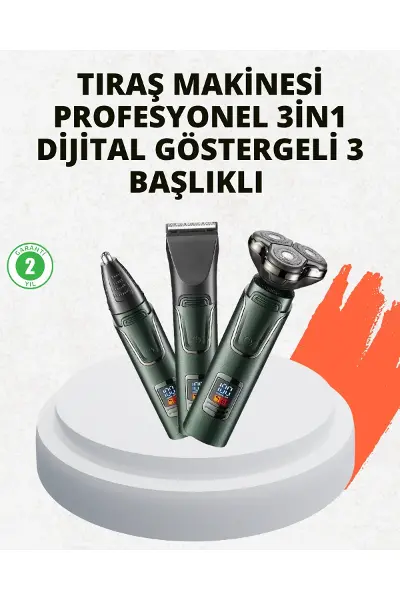 Hareket Halinde Kullanıma Uygun Tıraş Makinesi