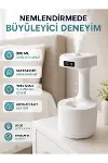 Dekoratif Hava Nemlendirici 800 ml Sessiz Aroma Difüzör Anti Yerçeki Su Efektli-2