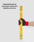 600 mm Su Terazisi Sarı Dayanıklı Gövde Hassas Ölçüm Yeni Nesil-8