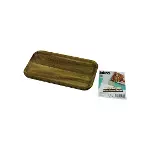 Akasya Dikdörtgen Ahşap Servis Sunum Tepsi - Tahtası Mini Tepsi 25 X 14 X 1.4CM-1