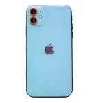 Apple iPhone 11 Neon Fosforlu Kamera Lens - Turuncu-3