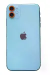 Apple iPhone 11 Neon Fosforlu Kamera Lens - Turuncu-1
