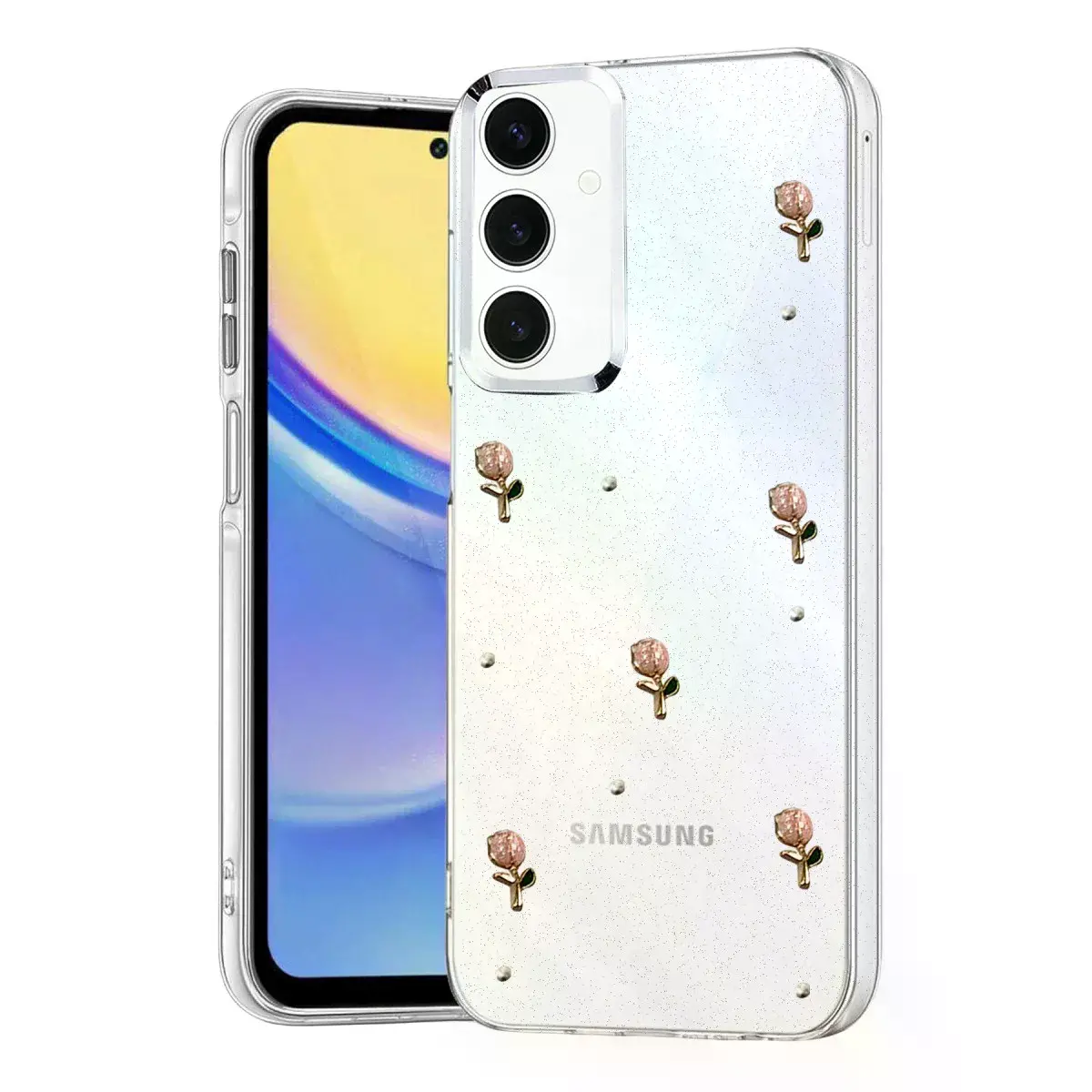 Samsung Galaxy A16 5g Fiyonk Desenli Kapak - Desen 6