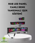 Akıllı LED Matrix Panel – USB Bağlantılı, Kaydırmalı Yazı ve Animasyon Desteği-2