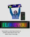 Akıllı LED Matrix Panel – USB Bağlantılı, Kaydırmalı Yazı ve Animasyon Desteği-8