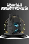 Kablosuz Bluetooth Hoparlör Ses Bombası RGB Işıklı Taşınabilir Yüksek Ses Kaliteli-1