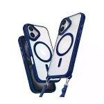 Apple İphone 16 Plus Kılıf Enka Magsafe Silikon Kılıf - Lacivert-1