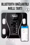 Akıllı Tartı Bluetooth Bağlantılı Yağ Ölçebilen Tartı Yeni Nesil-1