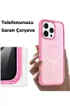 Apple iPhone 15 Pro Kılıf Star Magsafe Kapak - Pembe-5