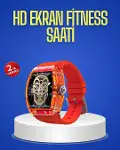 Şeffaf Tasarımlı Akıllı Saat Dokunmatik Ekranlı-2