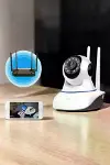 Ev Kamerası Wifi Kamerası Video Kayıt Çift Yönlü Hareket Sensörü Bebek-3