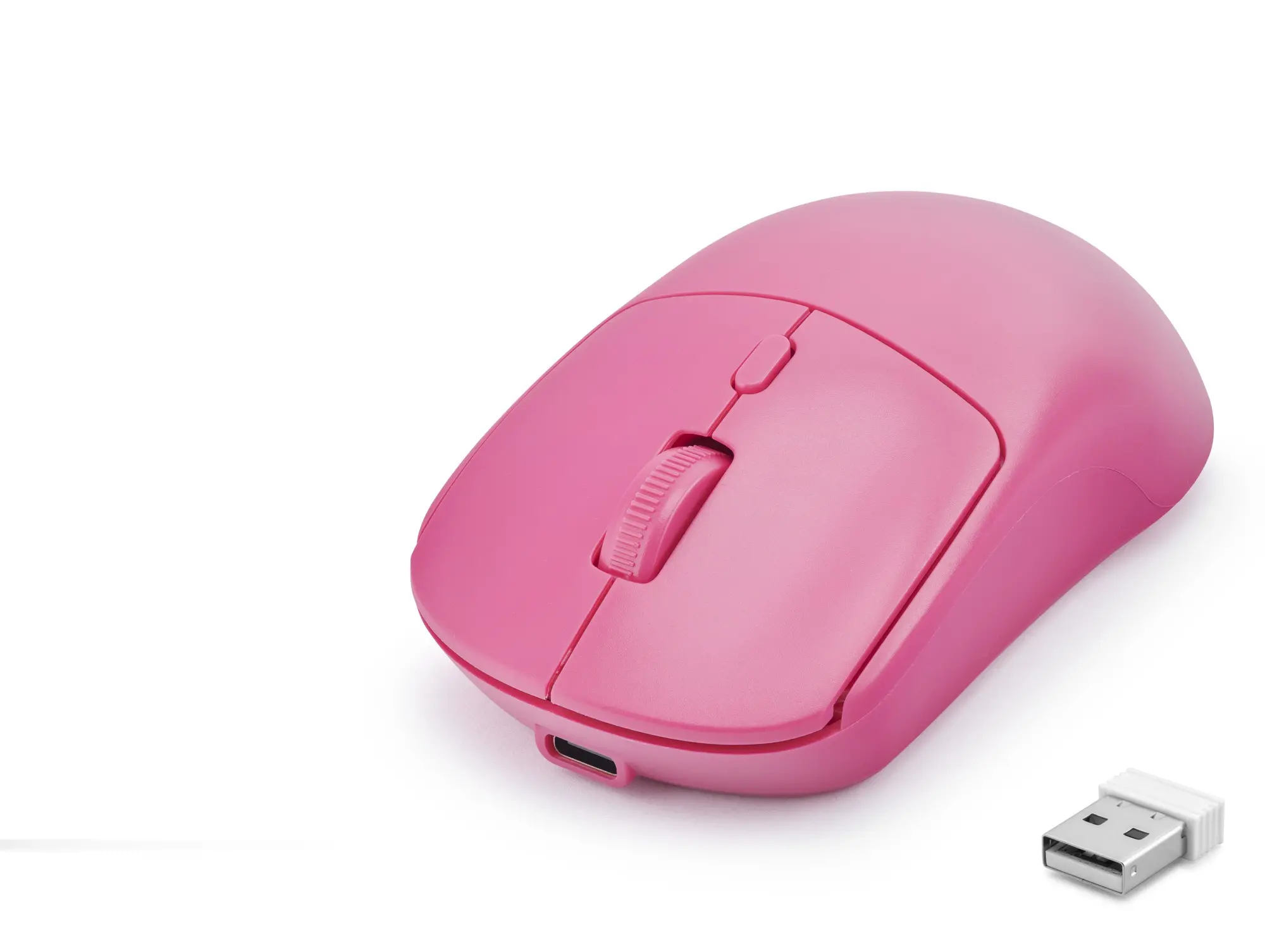 Dual Mode Şarjlı Kablosuz Mouse 2.4 Ghz Bluetooth 5.0 4000 Dpı Fuşya HDX3415R
