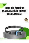 53 Modlu Süper Parlak LED Kafa Lambası Type C Şarjlı Güç Göstergeli-1
