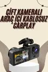 Gece Görüşlü DVR 3 Lensli Araç İçi Sürüş Kamerası Video Kaydedici-4