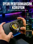 RGB Işıklı Sessiz Fanlı Telefon Soğutucu-2