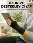 Avuç İçi Metal Destekli El Bilekliği Ayarlanabilir Cırtlı Bilek Desteği-1