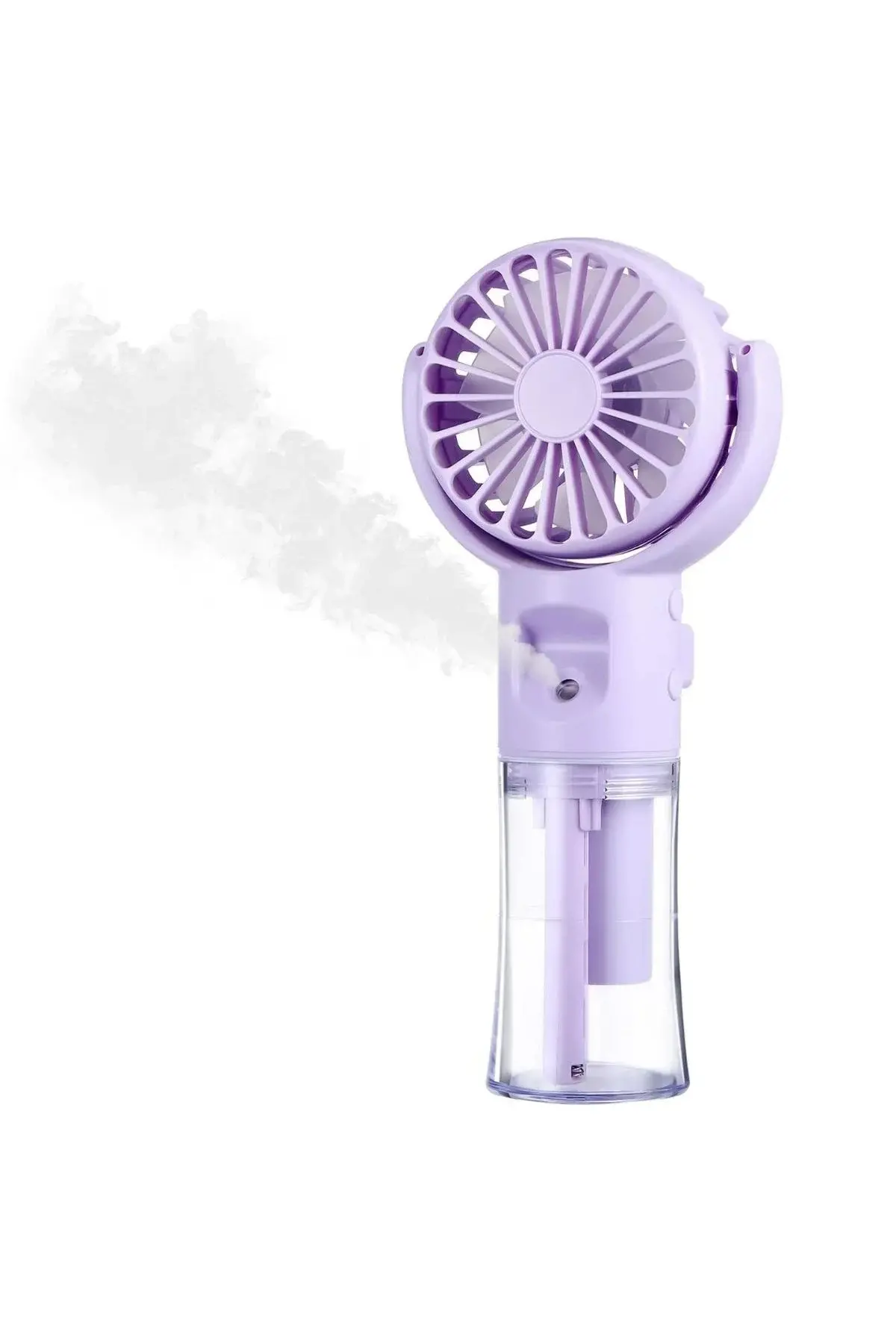 4 Kademeli Spreyli Şarjlı El Fanı – Boyuna Asılabilir USB Şarjlı Taşınabilir Mini Fan F4