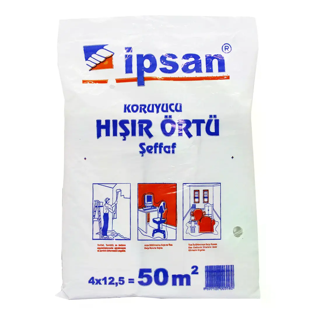 50-M2 Hışır Şeffaf Koruyucu Örtü