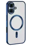 Apple iPhone 16 Kılıf Kross Magneticsafe Kapak - Lacivert-1