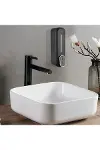 Buffer ® Siyah Duvara Monte Sıvı Sabunluk Dispenser 300 ml-5