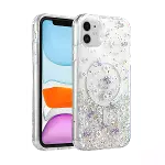 Onegif Apple İphone 11 sk Simli Magsafe Kapak - Desen 2-1