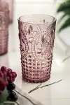 Akrilik Mürdüm 6'lı Uzun Bardak & Su Meşrubat Bardağı 750 ml ( Büyük Boy & Cam Değildir )-3