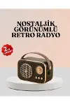 Bluetooth’lu Retro Radyo – FM Destekli Nostaljik Hoparlör-1