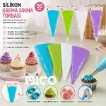 Silikon 30CM Tekli Krema Sıkma Torbası-2
