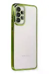 Samsung Galaxy A53 5G Kılıf Razer Lensli Silikon - Yeşil-1