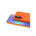 Samsung Galaxy A37 5g Regal Magsafe Standlı Kapak - Turuncu-3