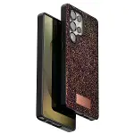 Onegif Samsung Galaxy S25 Ultra Bright Simli Kapak - Derin Mor-1