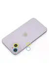 Apple iPhone 13 Mini Renkli Kamera Lens Koruma Cam - Sarı-Mavi-1